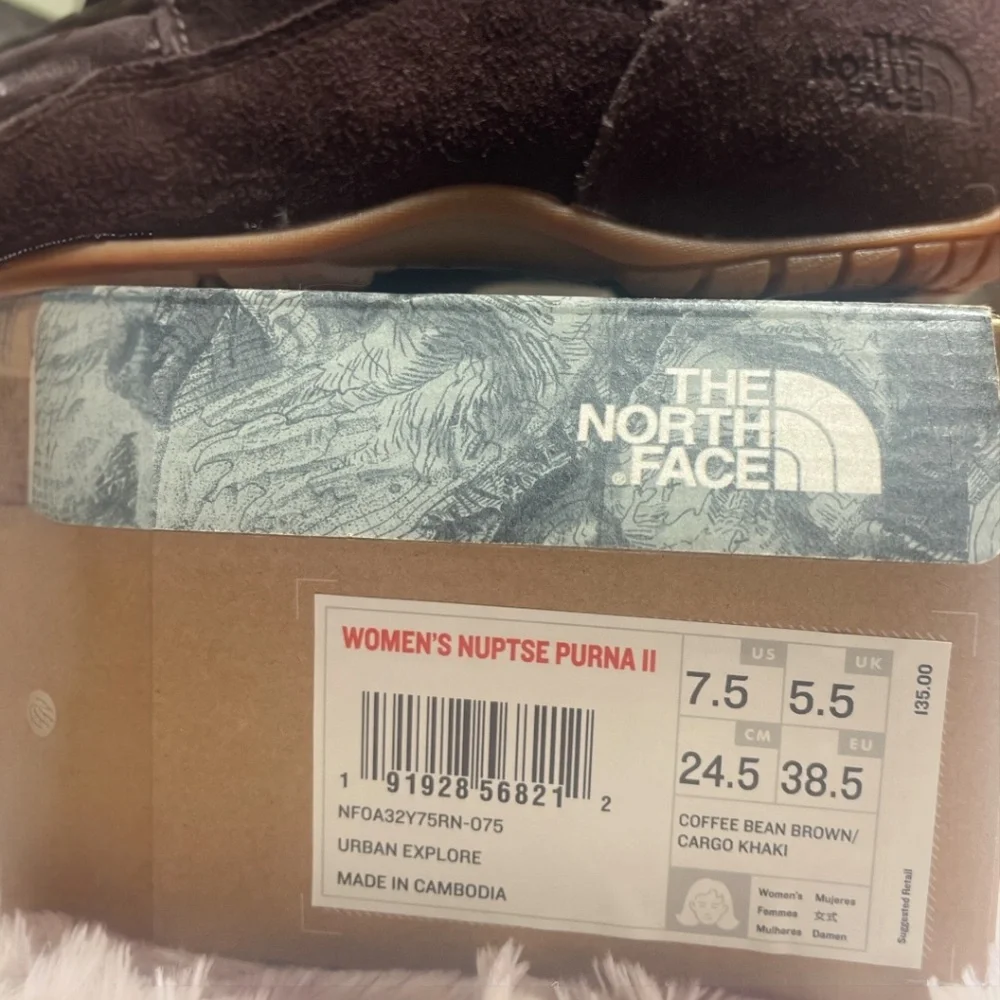 Nuptse Purna II Waterproof PrimaLoft® Silver Eco Insulated Winter Boot Size‎ 7.5